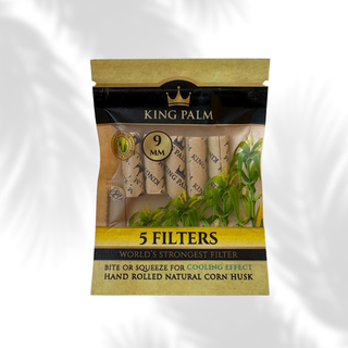 King Palm Corn Husk Filter 9mm  - 5 Stk.