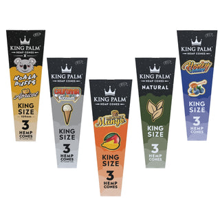 King Palm Hemp Cones King Size - 5 Sorten