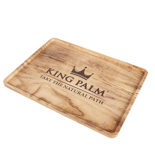 King Palm Rolling Tray Wood XL