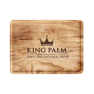 King Palm Rolling Tray Wood XL