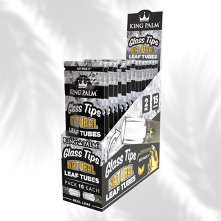 King Palm 2 Mini Rolls mit Glas Tip - 15er Display